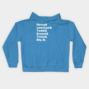 Country Bears Helvetica List Kids Hoodie